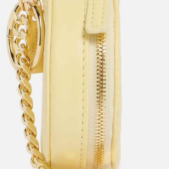 Marc Jacobs Yellow Round Coin Purse Key Chain in Butter Yellow - Picture 2 of 3